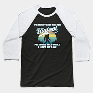 Funny Bigfoot Baseball T-Shirt